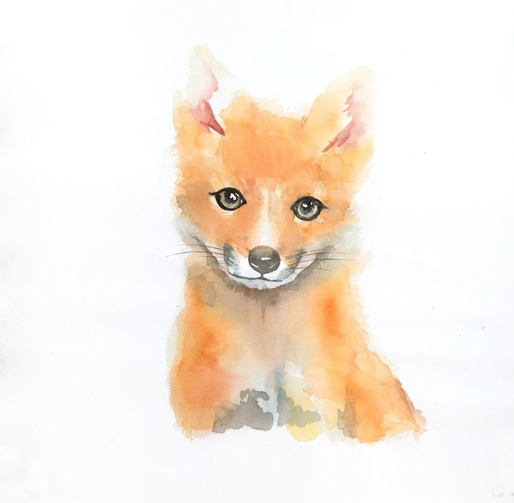 Picture of WATERCOLOR SMILING FOX