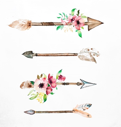 Picture of ARROWHEADS AND FLOWERS