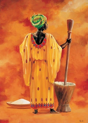 Picture of AFRICAN LADY 2-3