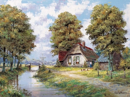 Picture of FARMHOUSE NEAR RIVER