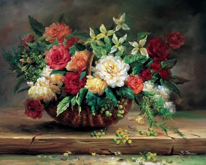 Picture of FLOWERS IN BASKET