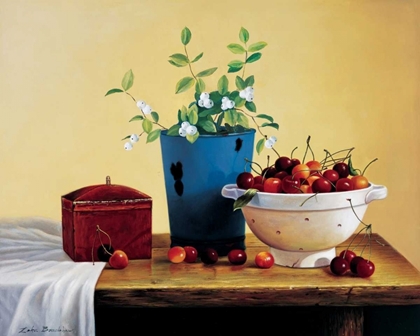 Picture of STILLIFE WITH CHERRIES
