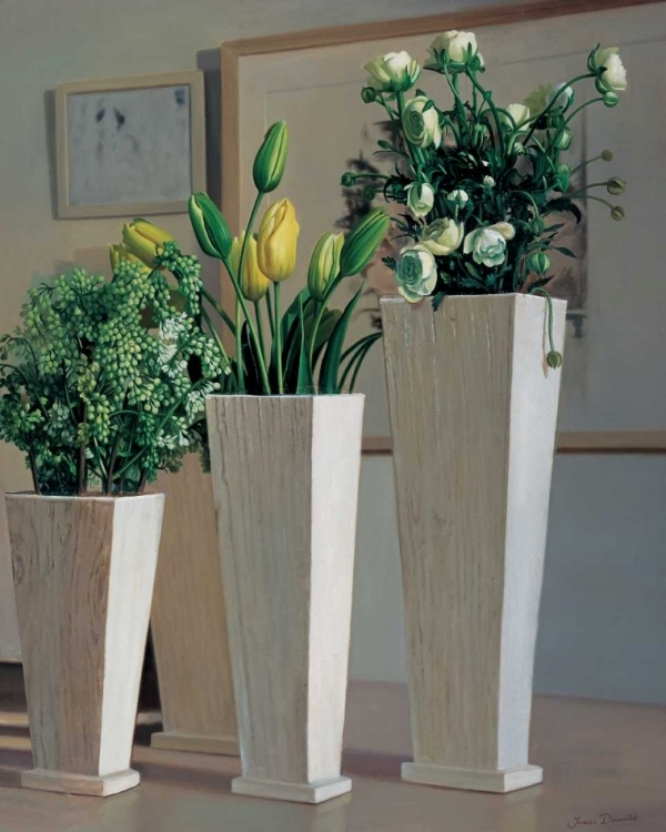 Picture of STILLIFE WITH WHITE VASES