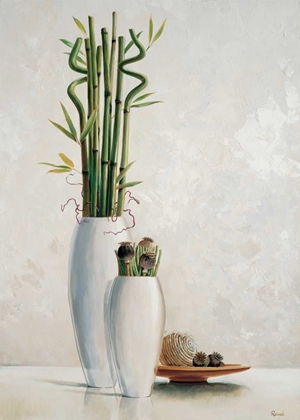 Picture of BAMBOO IN WHITE VASE II