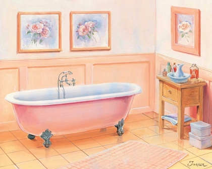 Picture of BATHROOM IN PINK I