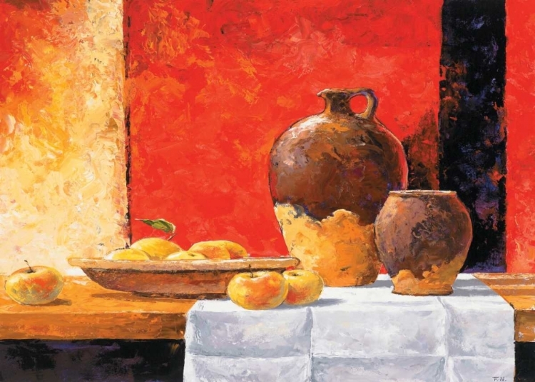 Picture of STILLIFE WITH APPLES I