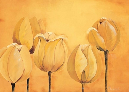 Picture of TULIPS ON YELLOW