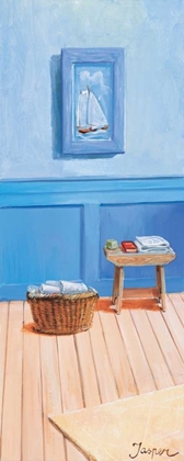 Picture of BATHROOM IN BLUE II