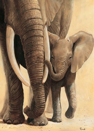Picture of ELEPHANT LOVE I