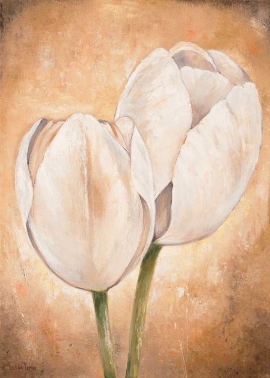 Picture of TULIP ON BEIGE II