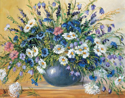 Picture of VASE WITH CORNFLOWERS