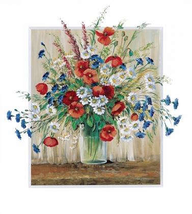 Picture of A VASE WITH POPPIES