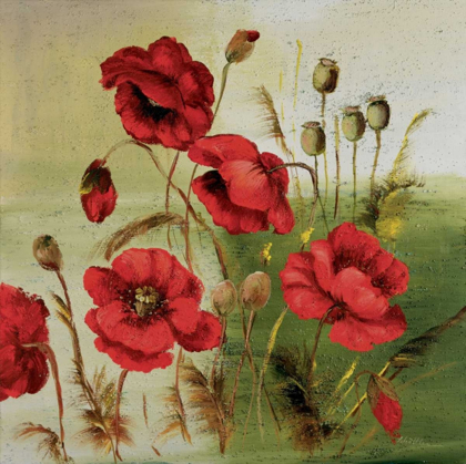 Picture of RED POPPIES COMPOSITION I