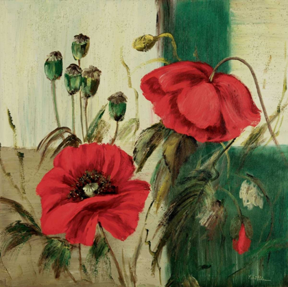 Picture of RED POPPIES COMPOSITION II