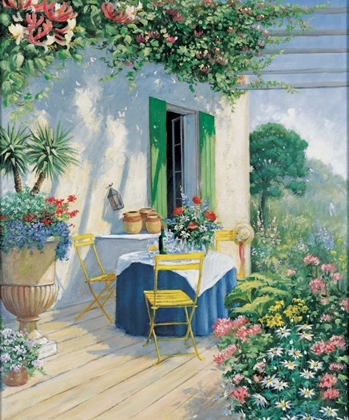 Picture of A VERANDA IN BLOOM I