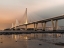 Picture of QUEENSFERRY CROSSING IN THE EVENING, SCOTLAND