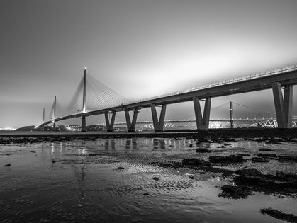 Picture of QUEENSFERRY CROSSING AT NIGHT, SCOTLAND