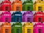 Picture of MUTI COLOURED TELEPHONE BOXES