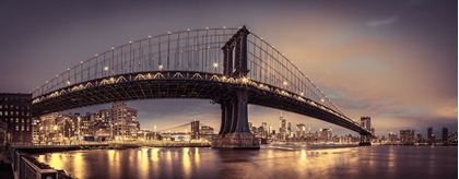 Picture of MANHATTAN BRIDGE AND NEW YORK CITY SKYLINE, FTBR-1836