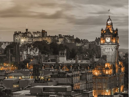 Picture of EDINBURGH CASTLE AND THE BALMORAL HOTEL, SCOTLAND