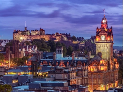 Picture of EDINBURGH CASTLE AND THE BALMORAL HOTEL, SCOTLAND