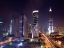 Picture of ELEVATED VIEW OF SKYSCRAPERS AT NIGHT, SHANGHAI