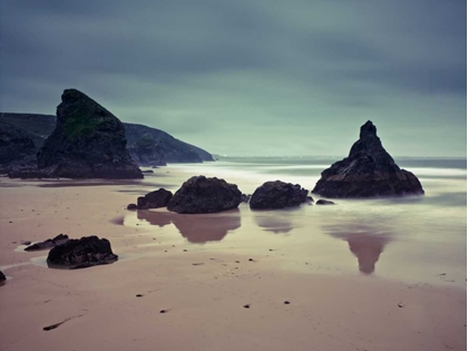 Picture of BEDRUTHAN STEPS BEACH CORNWALL