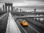 Picture of CAB ON BROOKLYN BRIDGE, MANHATTAN, NEW YORK