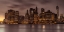 Picture of EVENING SHOT OF LOWER MANHATTAN SKYLINE, NEW YORK