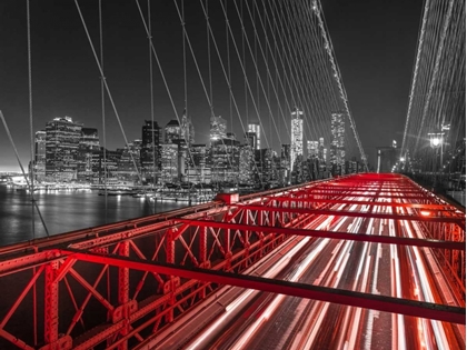 Picture of BROOKLYN BRIDGE IN EVENING, NEW YORK