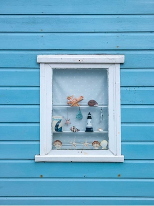 Picture of BEACH HUT CLOSE-UP AGAINST SKY