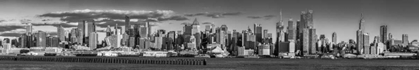 Picture of PANORAMIC VIEW OF LOWER MANHATTAN SKYLINE, NEW YORK