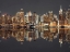 Picture of ILLUMINATED MANHATTAN SKYLINE AT TWILIGHT - NEW YORK CITY