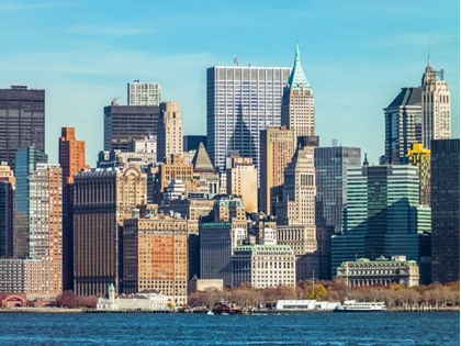 Picture of LOWER MANHATTAN SKYLINE WITH SKYSCRAPERS, NEW YORK