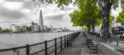 Picture of THAMES PROMENADE WITH THE SHARD IN BACKGROUND, LONDON, UK