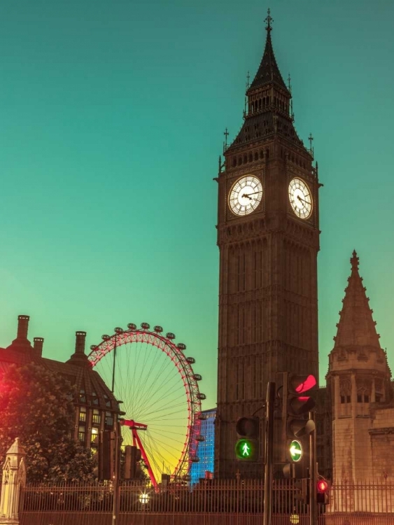 Picture of VIEW OF BIG BEN FROM STREET, LONDON, UK