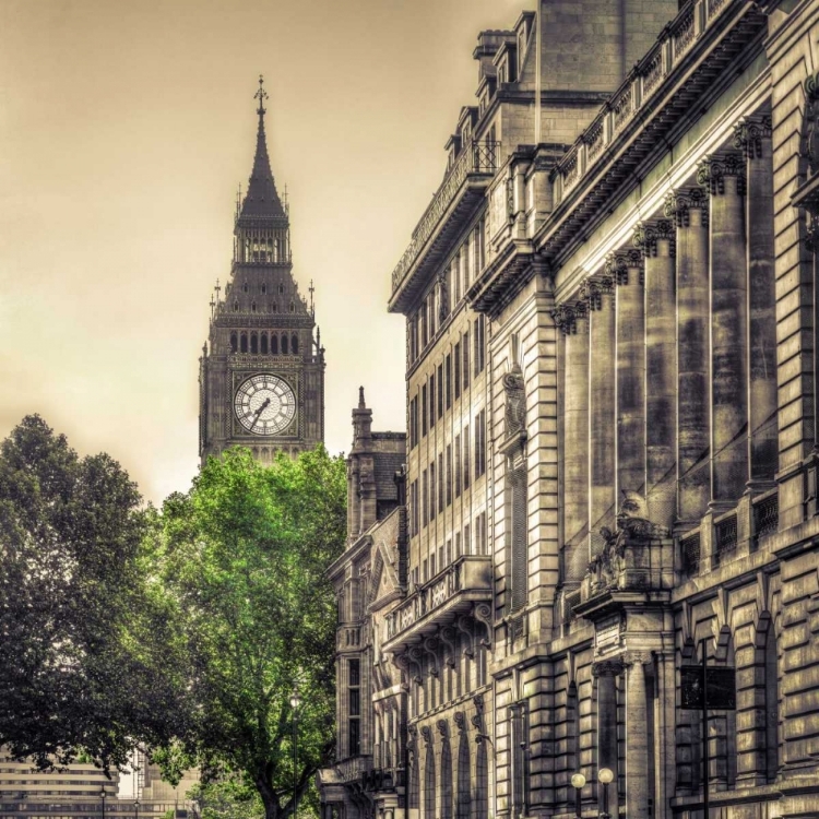 Picture of VIEW OF BIG BEN FROM TRAFALGAR SQUARE, LONDON, UK