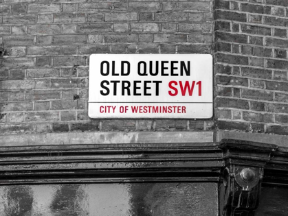 Picture of OLD QUEEN STREET SIGNBOARD, LONDON, UK
