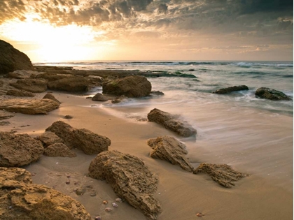 Picture of SUNSET OVER PALMACHIM BEACH, ISRAEL