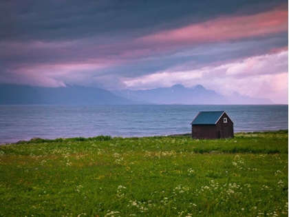 Picture of BEACH HUT ON LOFOTEN COASTLINE, NORWAY