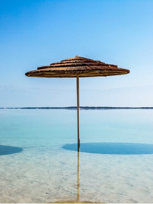 Picture of BATHING CANOPY ON THE BEACH ON THE DEAD SEA, ISRAEL