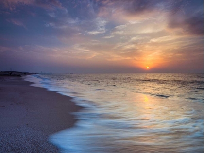 Picture of EVENING VIEW OF BEAUTIFUL BEACH IN ISRAEL