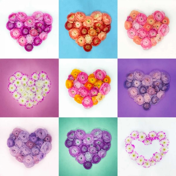 Picture of HEART MADE OF FLOWERS