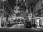 Picture of BLACK AND WHITE SHOT OF LONDON CITY STREET