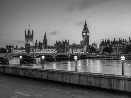 Picture of HOUSES OF PARLIAMENT OVER THE RIVER THAMES