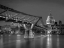 Picture of THE MILLENNIUM BRIDGE AND ST PAULS CATHEDRAL IN LONDON, UK