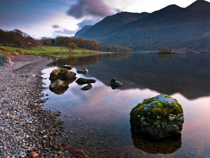 Picture of ROCKS AND STILL LAKE