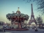 Picture of CAROUSEL WITH THE EIFFEL TOWER IN THE BACKGROUND