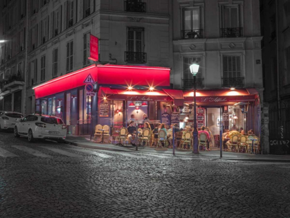 Picture of SIDEWALK CAFE IN PARIS, FRANCE
