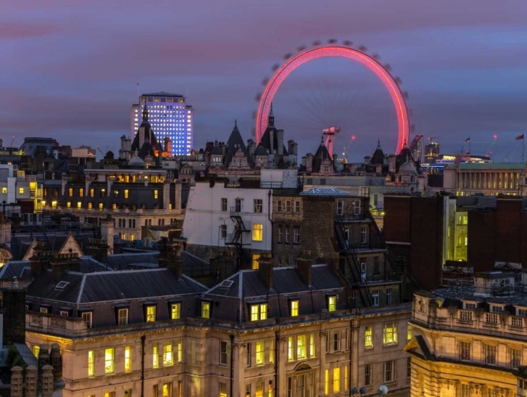 Picture of LONDON CITYSCAPE WITH MILLENNIUM WHEEL